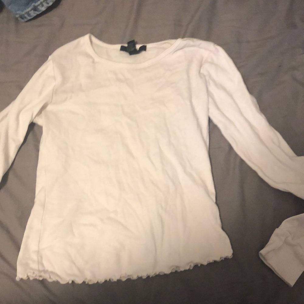 White eloquent long sleeve